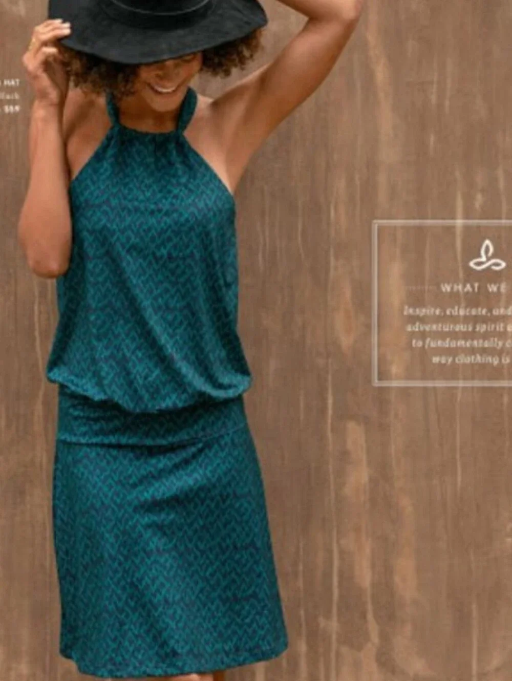 Prana Montezuma Dress Women Small Eclipse Pitaya Green Blue Athleisure Outdoors - Picture 16 of 16